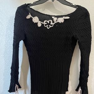 Black and white  top